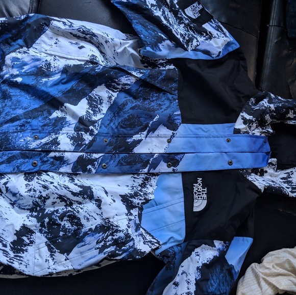 supreme x tnf mountain